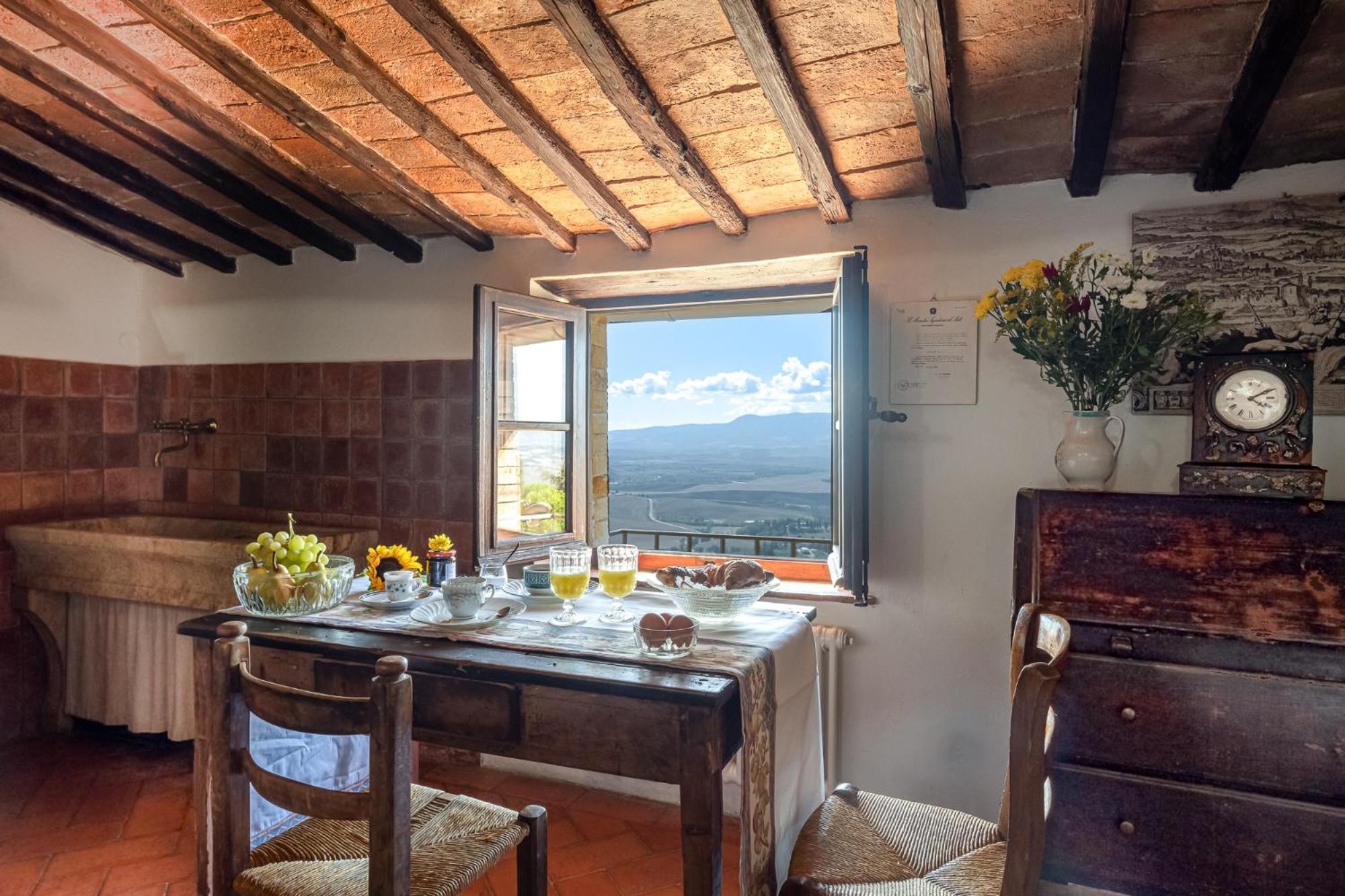Artistica Pienza - Breathtaking Val D'Orcia View Apartman Kültér fotó